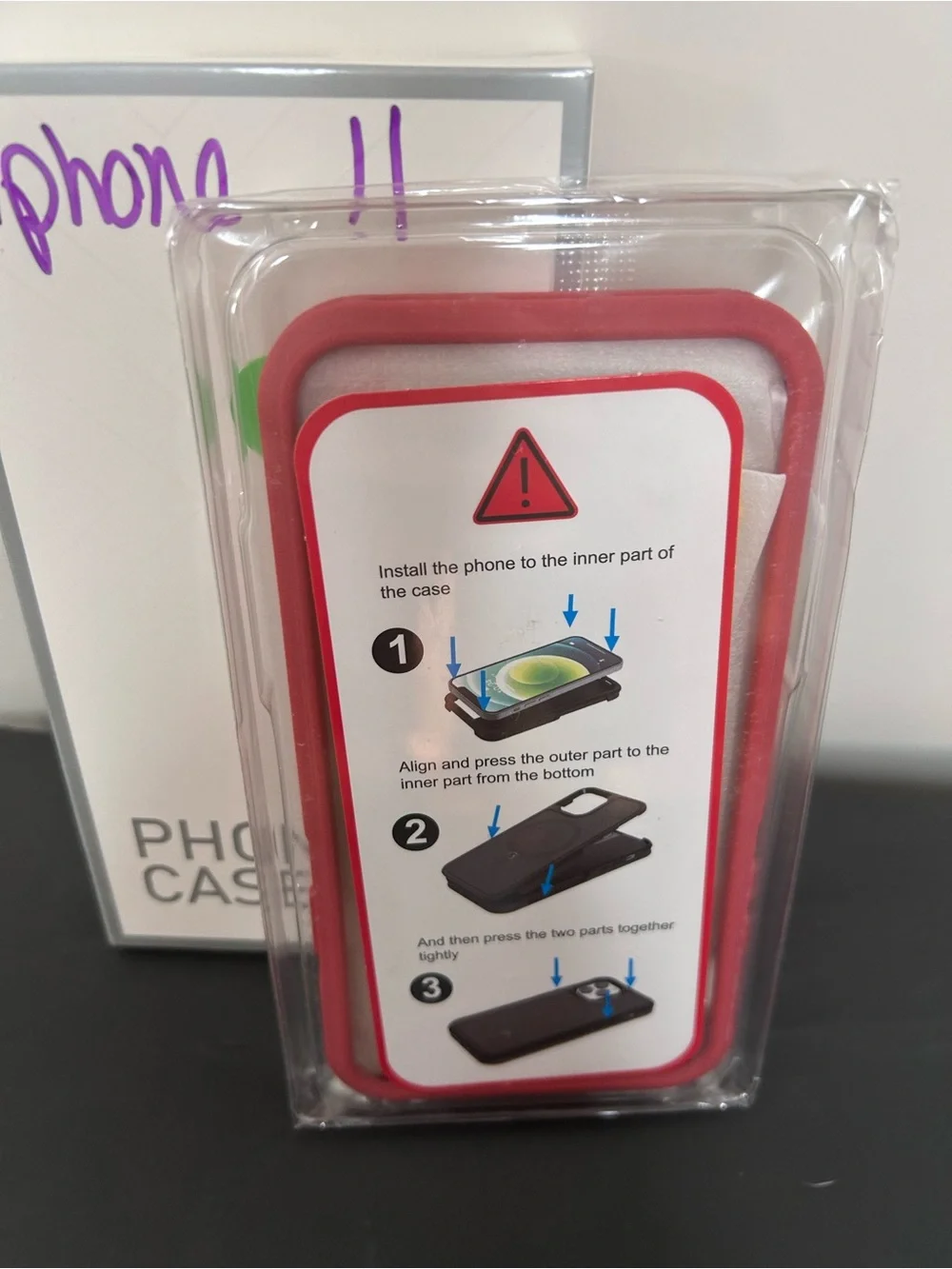 Red hardPhone Case for iPhone 11 - Slim Protective Cover